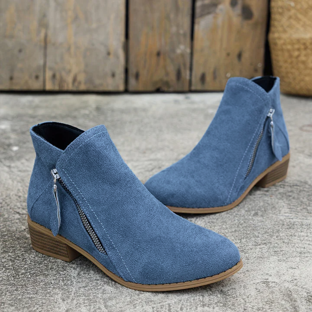 Elmont | Women's Orthopedic Leather Ankle Boots