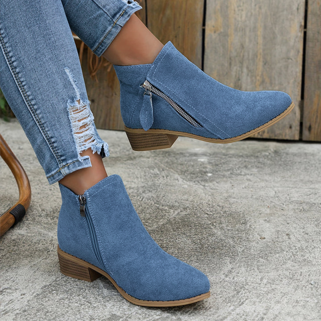Elmont | Women's Orthopedic Leather Ankle Boots