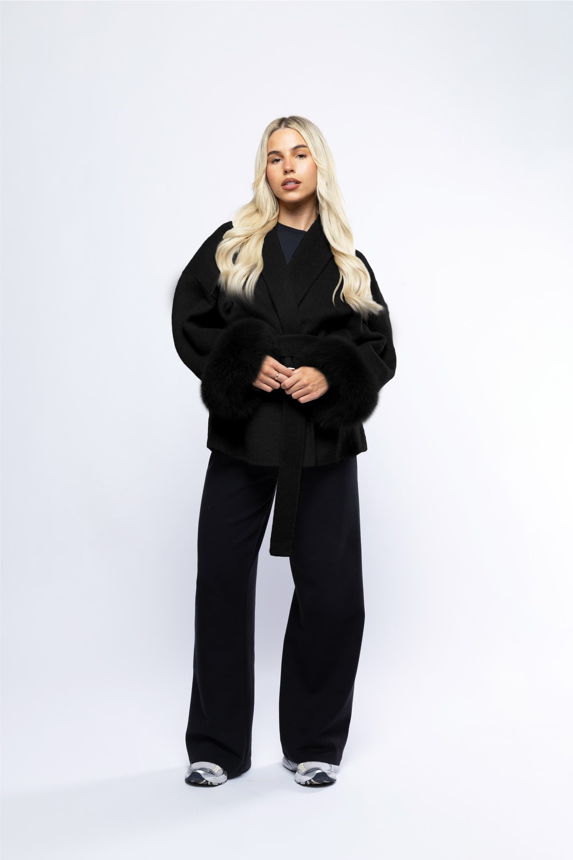 Elmont | Belted Wool-Blend Coat