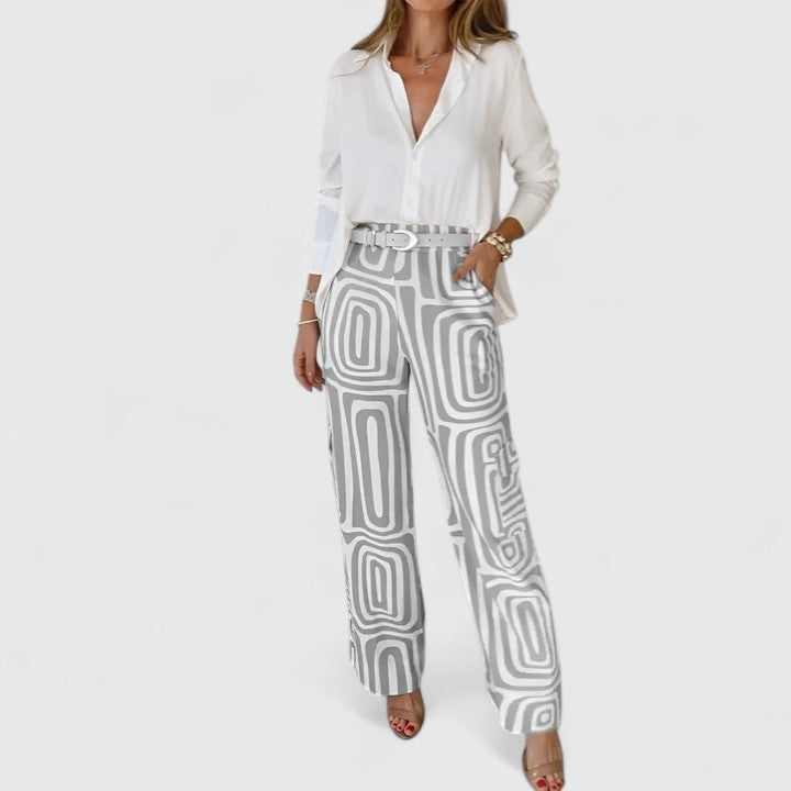 M&H | Geometric Print Two-Piece Set