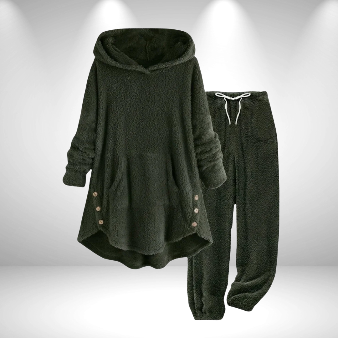 Elmont | Plush Tunic Hoodie & Jogger Set