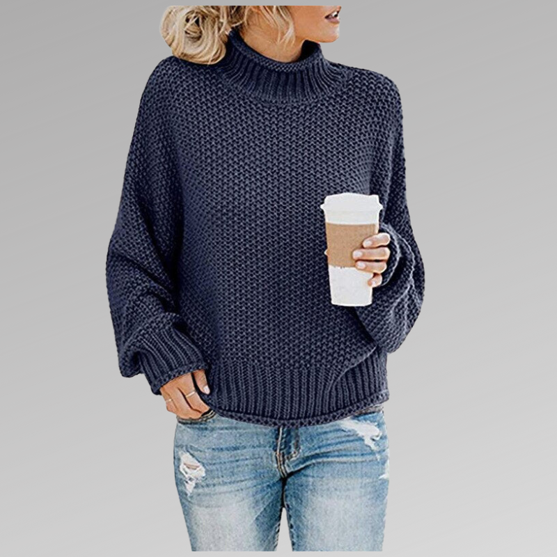 Elmont | High-Neck Knit Sweater