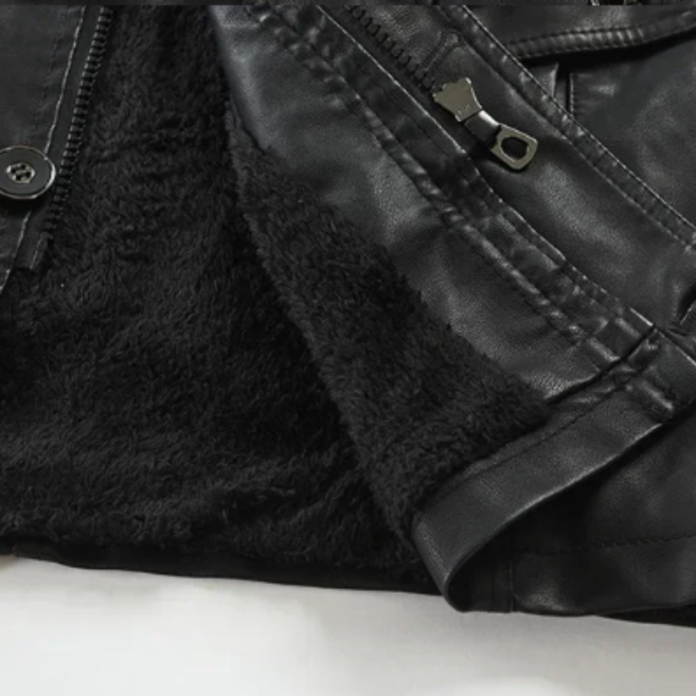 Elmont | Men's Long Leather Coat