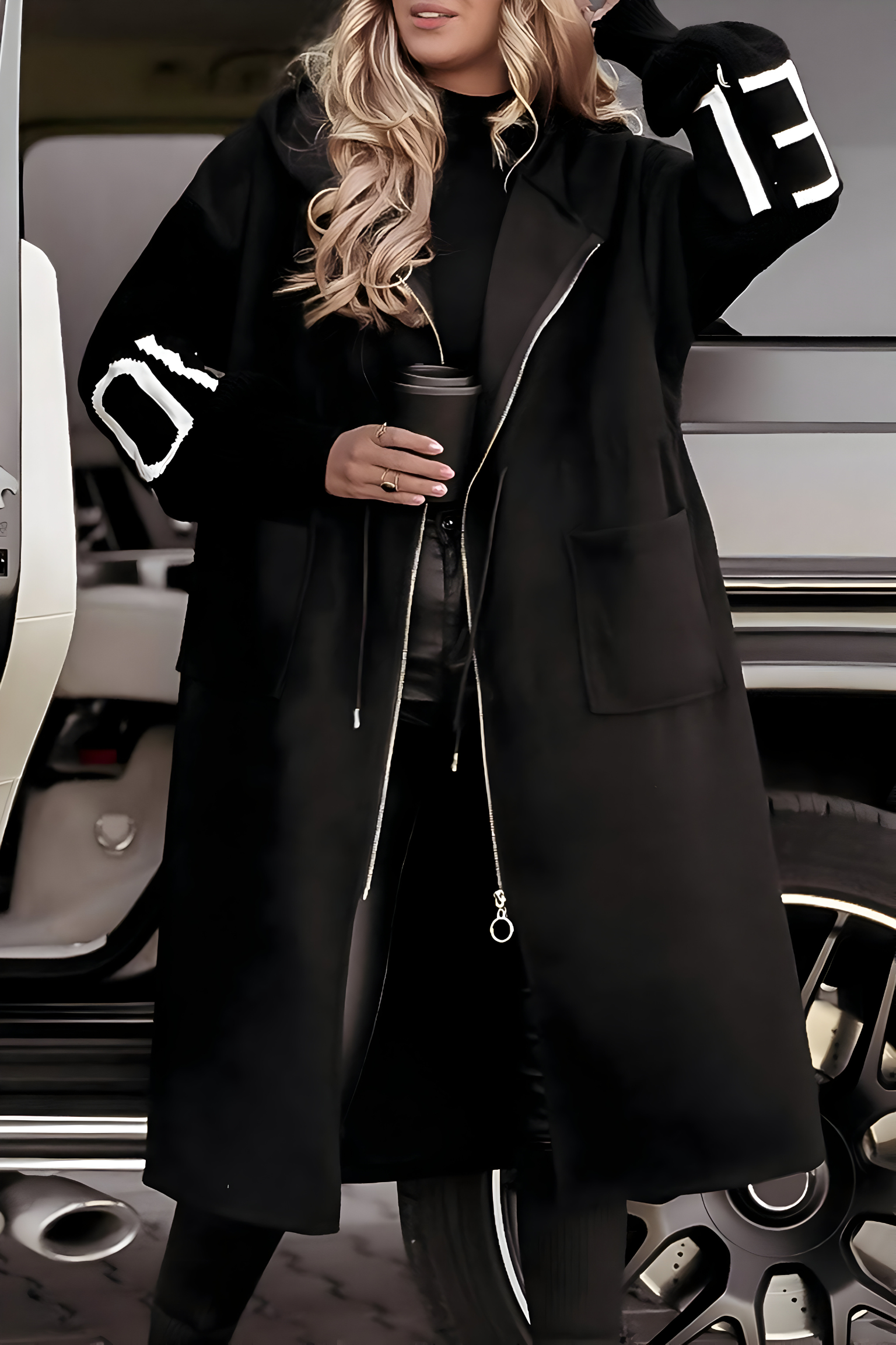 Elmont | Long Hooded Windbreaker