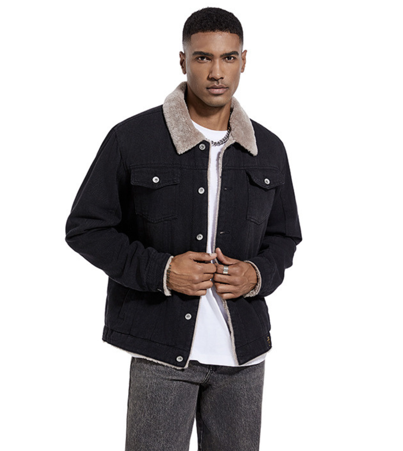 Elmont | Quilted Denim Jacket