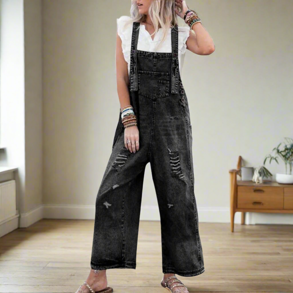 Elmont | Vintage Wash Adjustable Jumpsuit