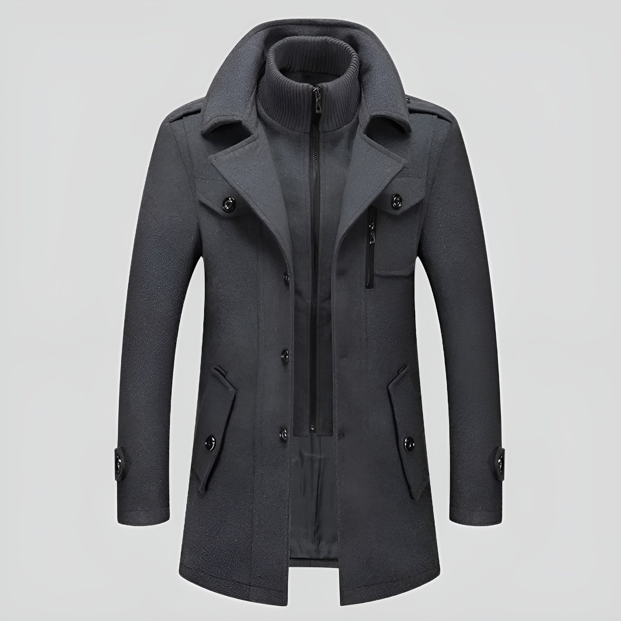 Elmont | Wool Blend Overcoat