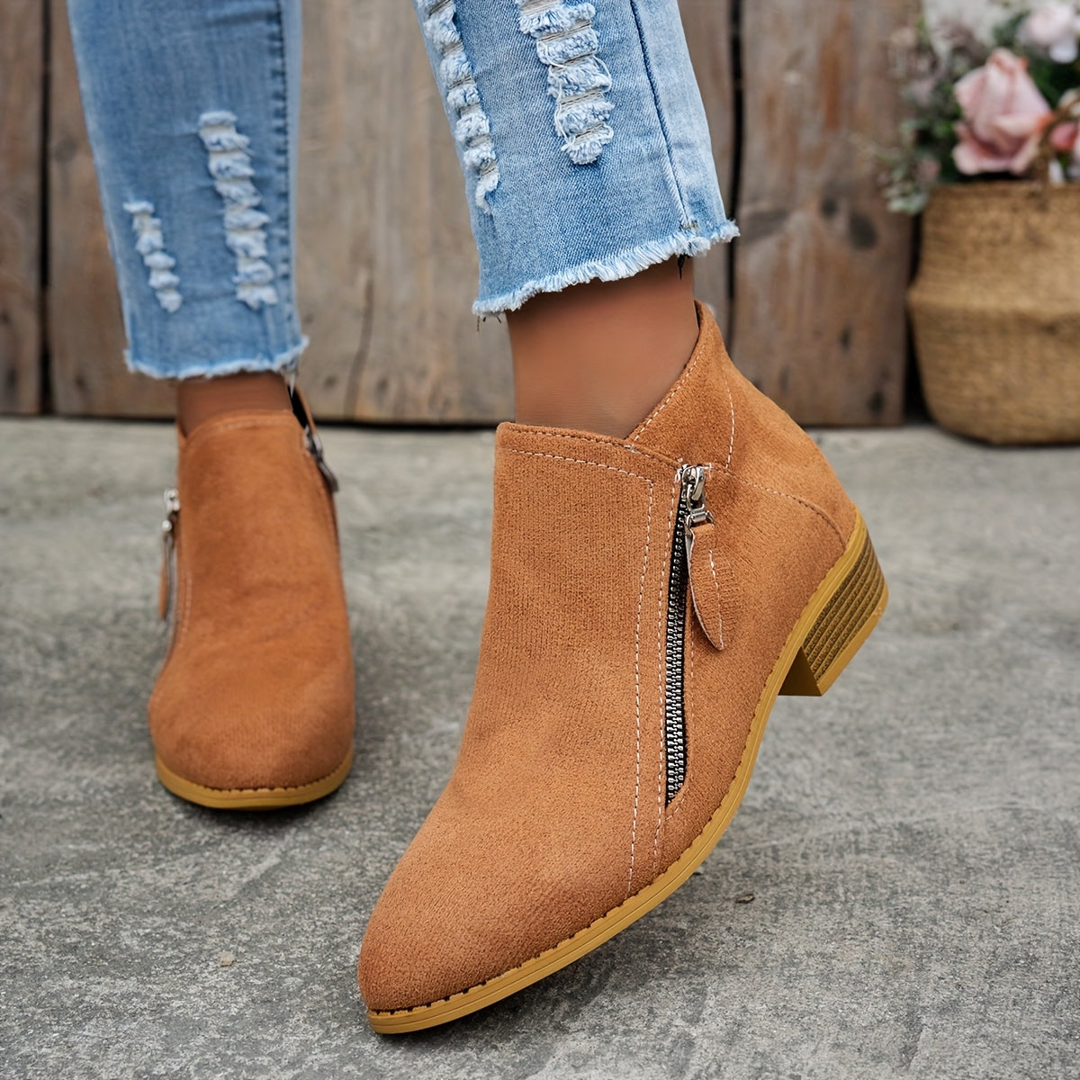 Elmont | Women's Orthopedic Leather Ankle Boots