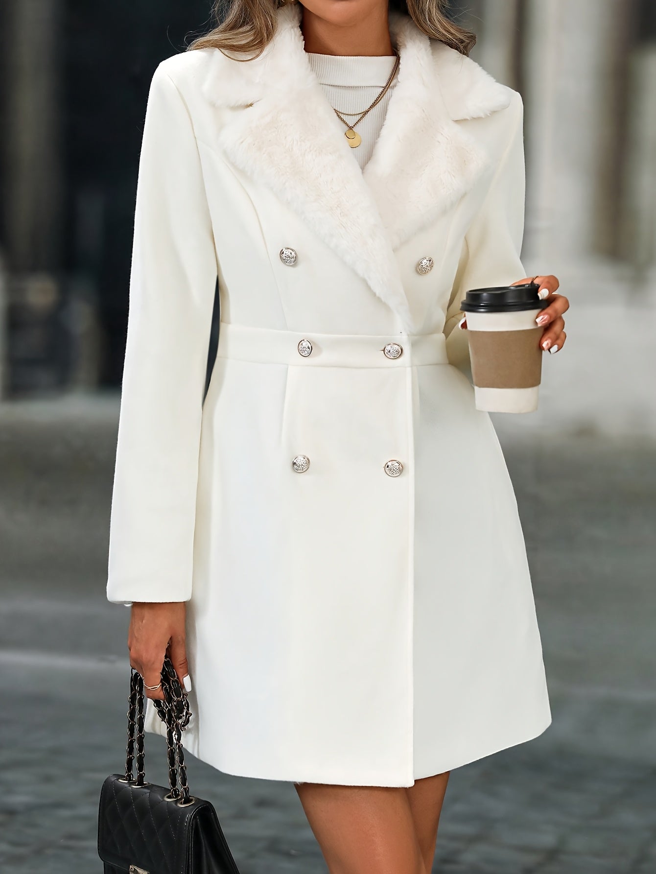 Elmont | Two-Tone Spliced-Collar Coat