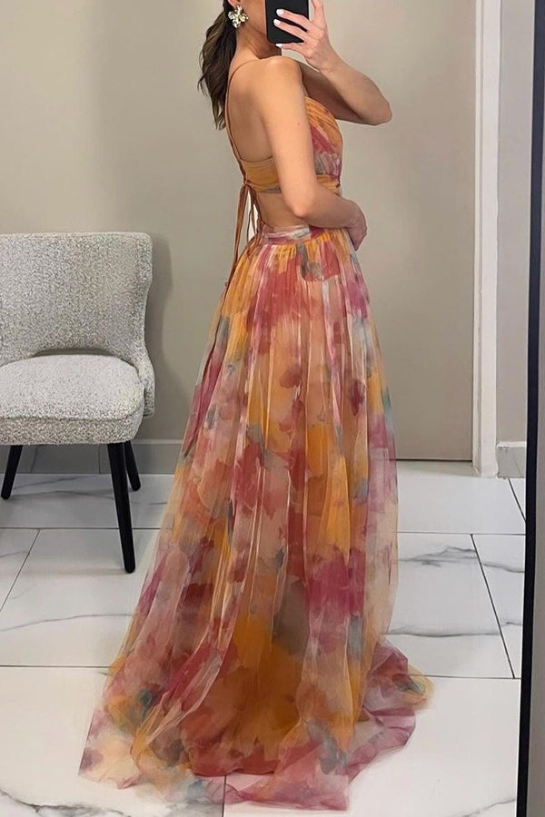 M&H | Spaghetti Strap Gown