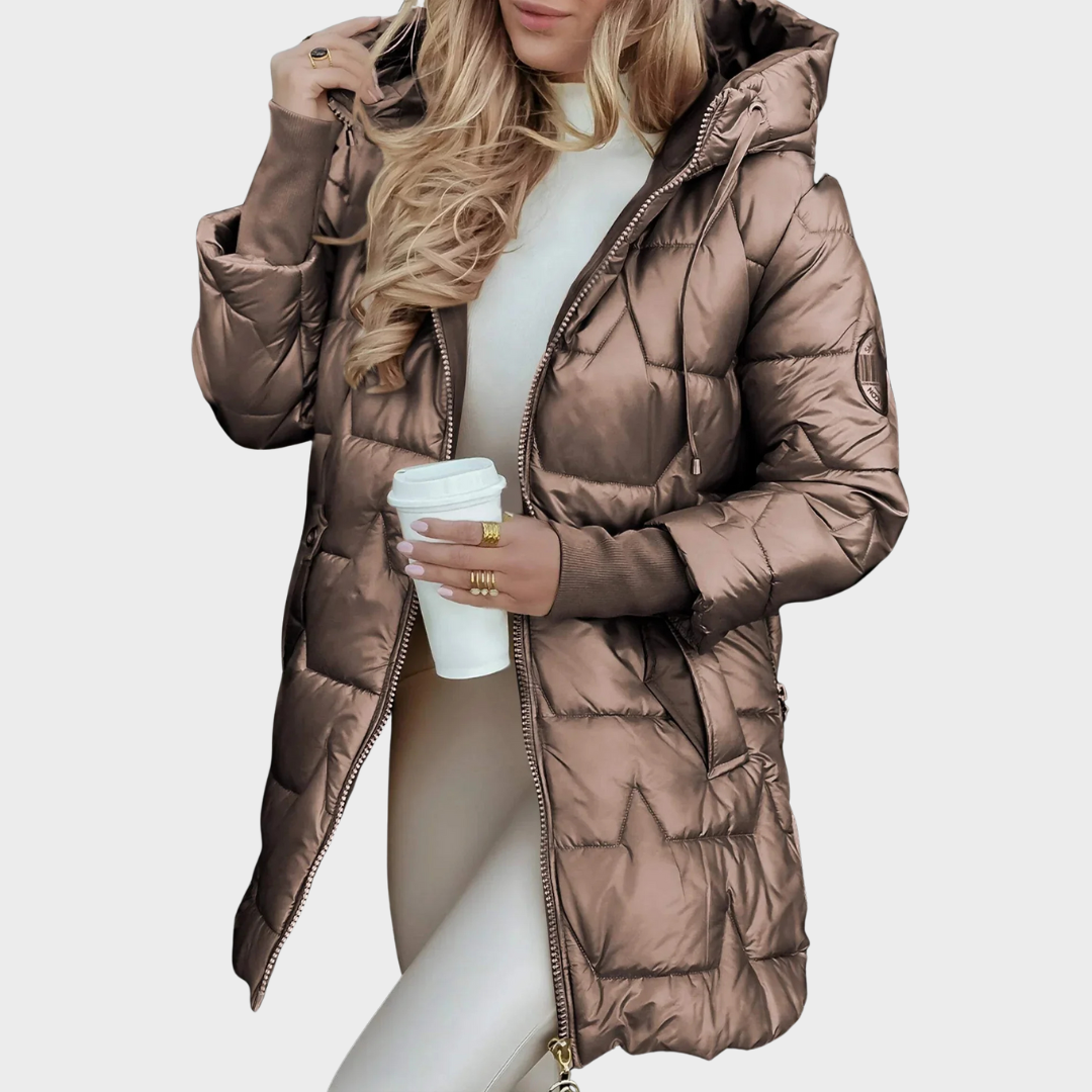 Elmont | Hooded Padded Cotton-Blend Coat