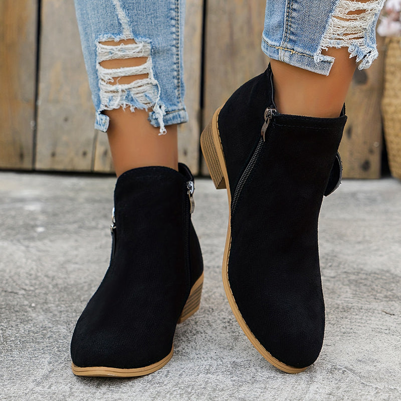 Elmont | Women's Orthopedic Leather Ankle Boots