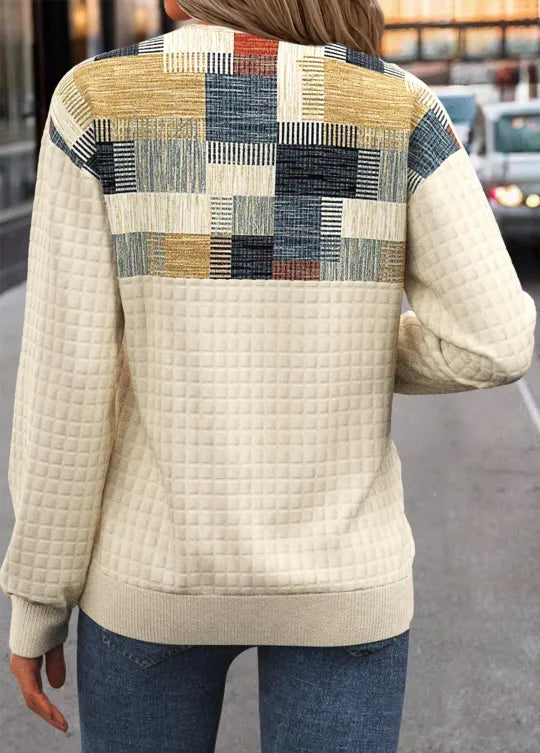 Elmont | Double-Layer Waffle Knit Sweater