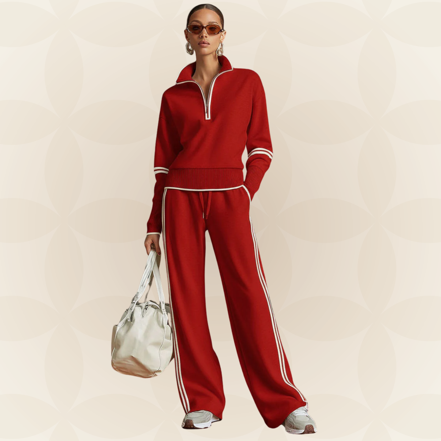 M&H | Two-Piece Set with Wide-Leg Pants
