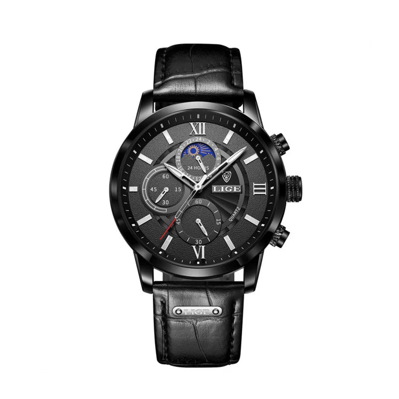 Elmont | Classic Leather Quartz Watch