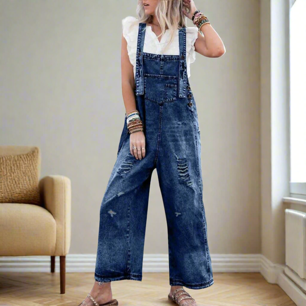 Elmont | Vintage Wash Adjustable Jumpsuit