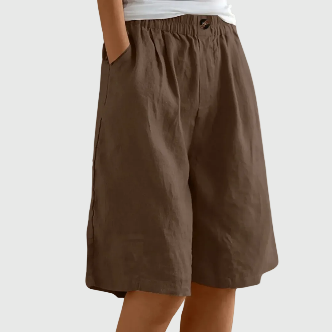 Elmont | Knee-Length Elastic-Waist Shorts
