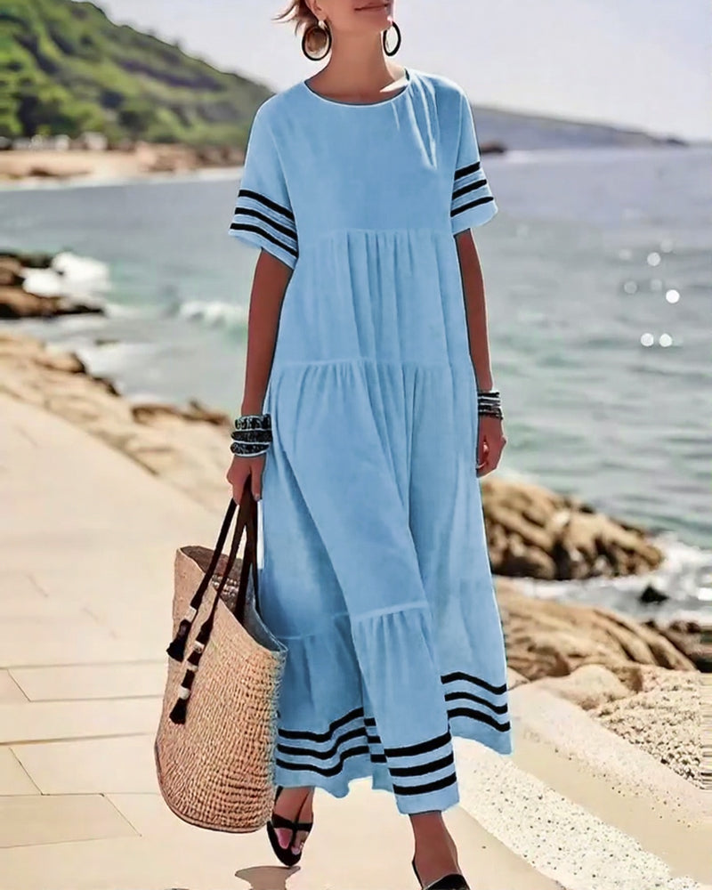 M&H | Cotton Blend Midi Dress