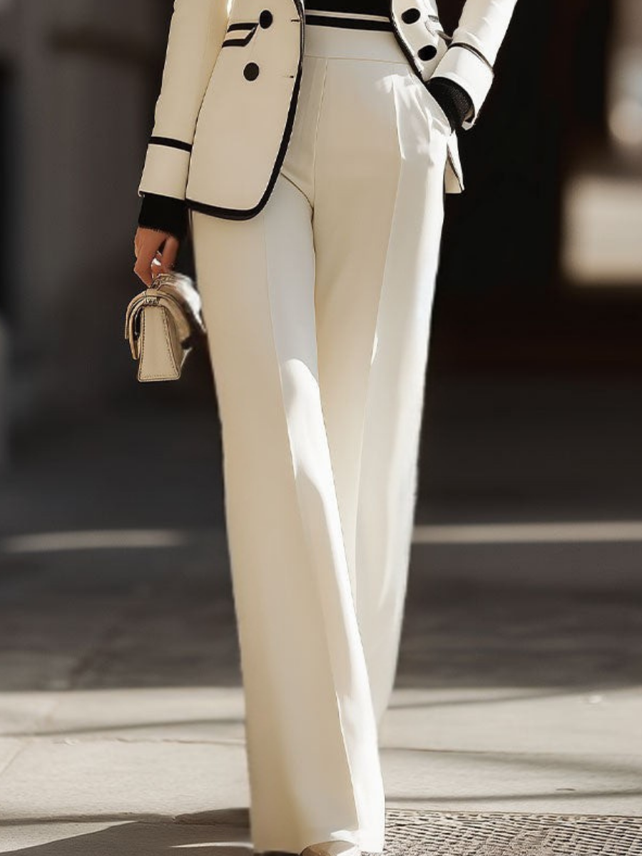 M&H | Tailored Set with Double-Breasted Blazer