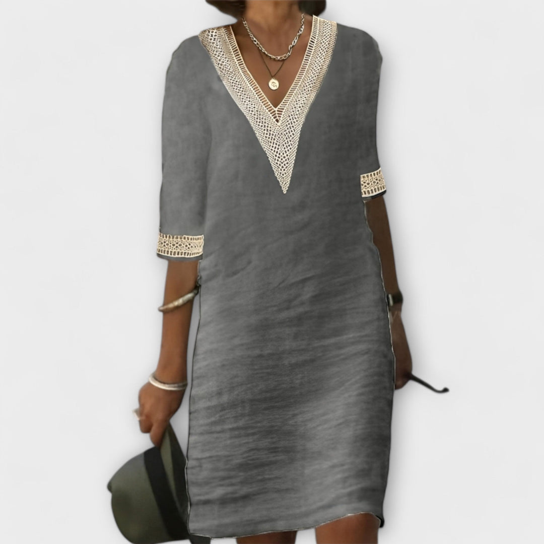M&H | V-Neck Dress