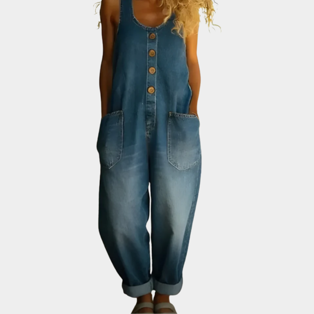 M&H | Denim-Look Overalls