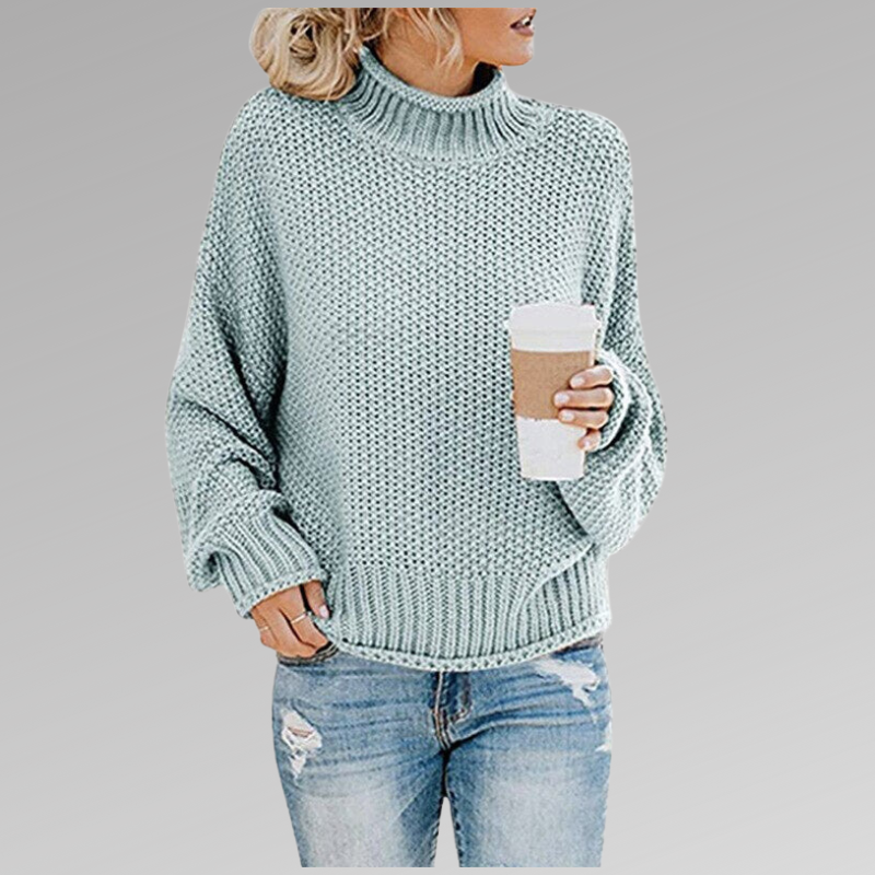 Elmont | High-Neck Knit Sweater