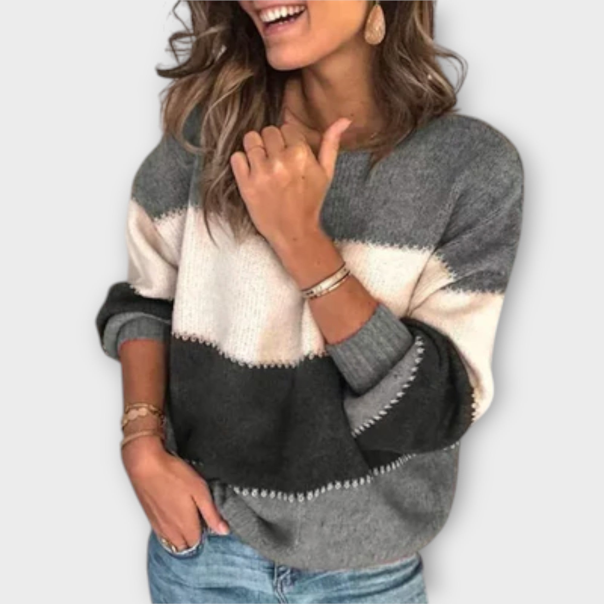 Elmont | Women's Retro Knit Sweater