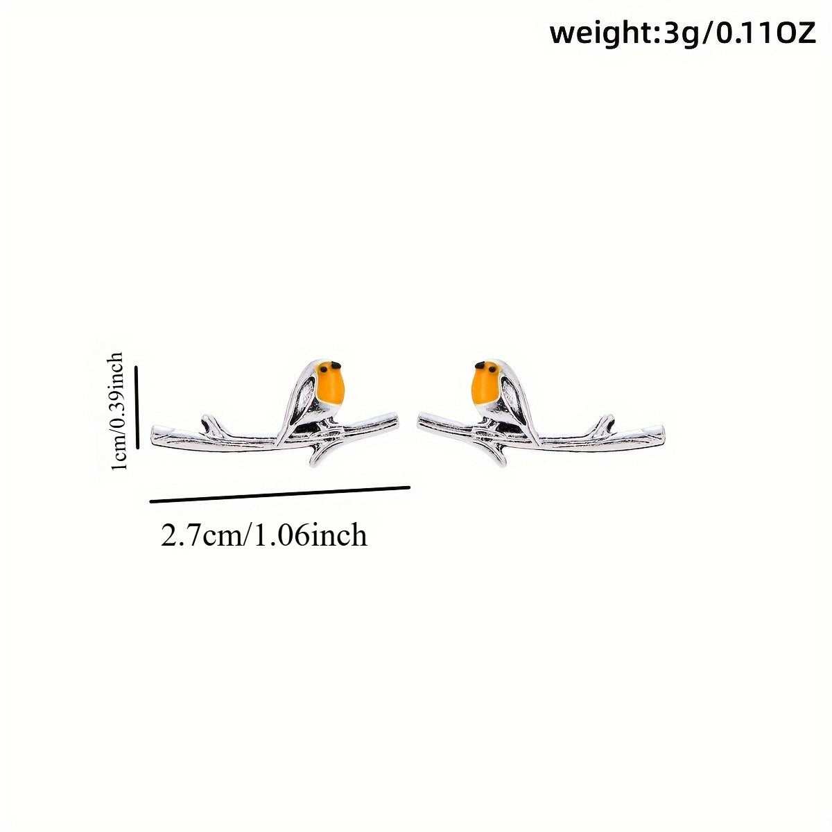 Elmont | Cartoon Bird Earrings