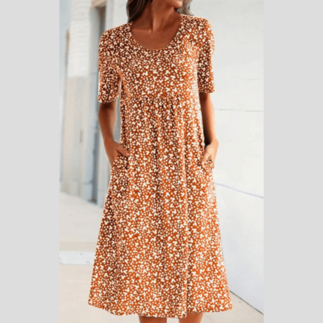 M&H | Floral Print Midi Dress