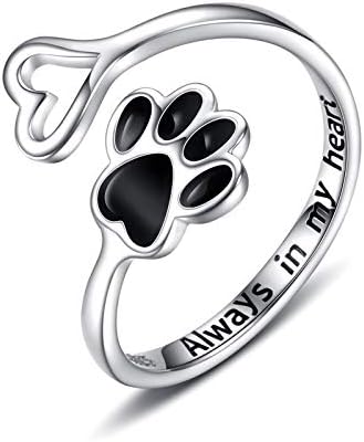 Elmont | Paw Print Infinity Ring
