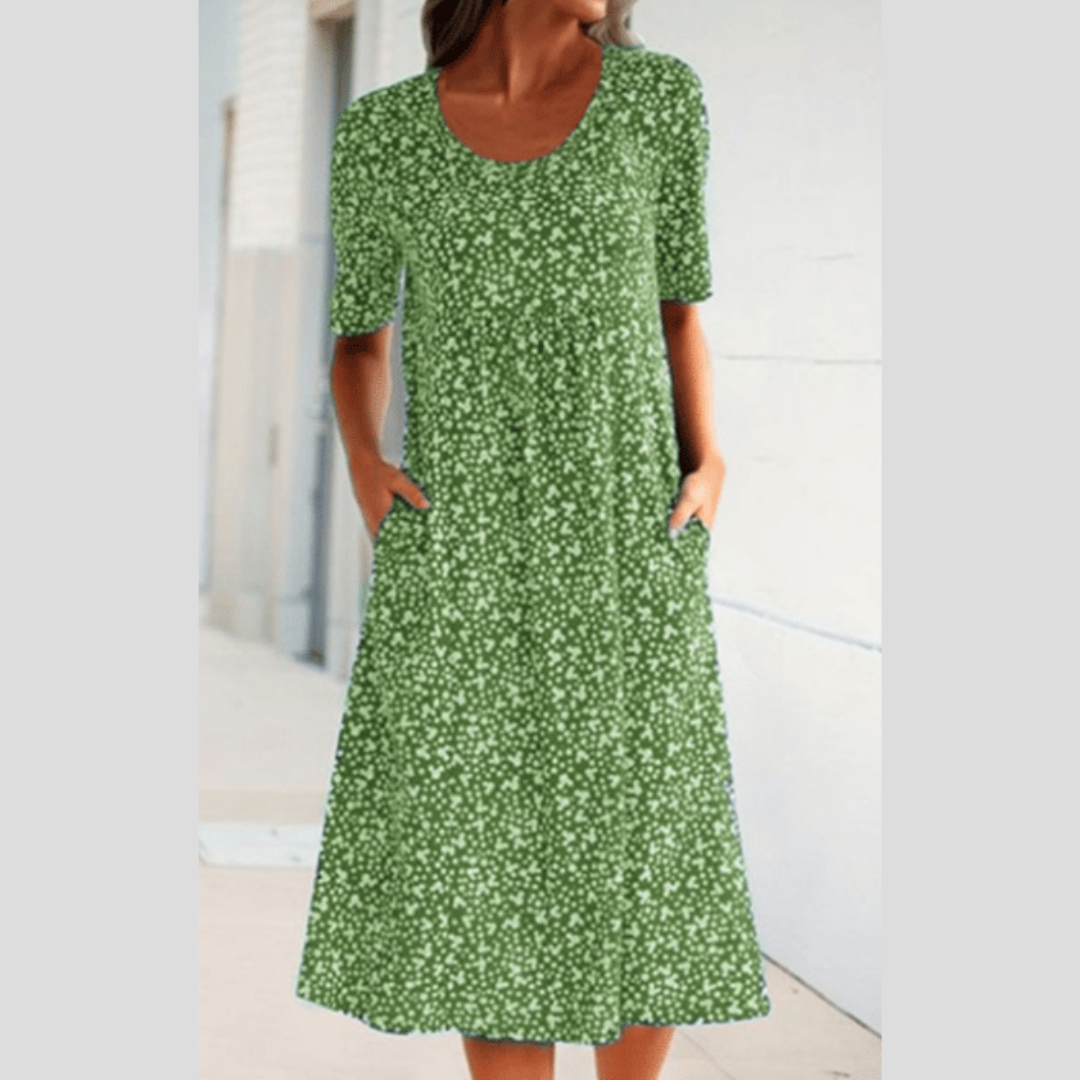 M&H | Floral Print Midi Dress
