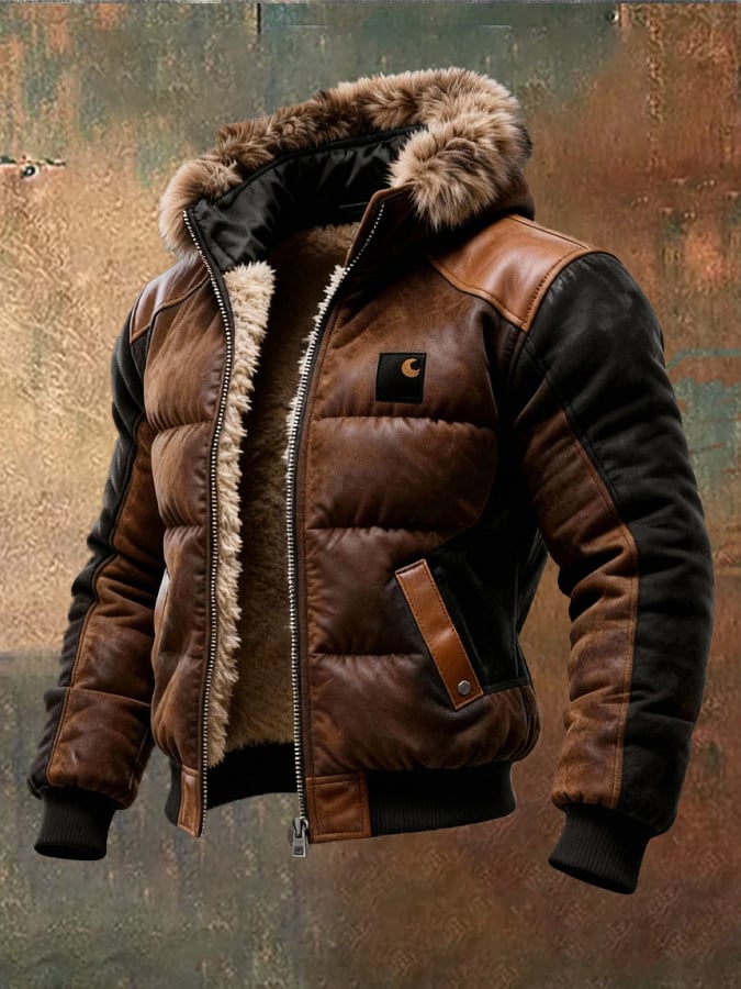 Elmont | Men's Quilted Jacket with Double-Layer Collar