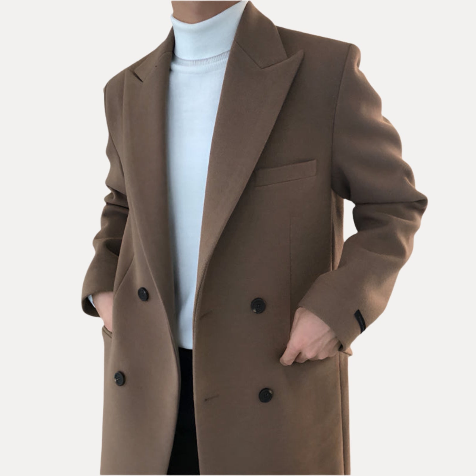 Elmont | Men's Double-Breasted Wool-Blend Coat