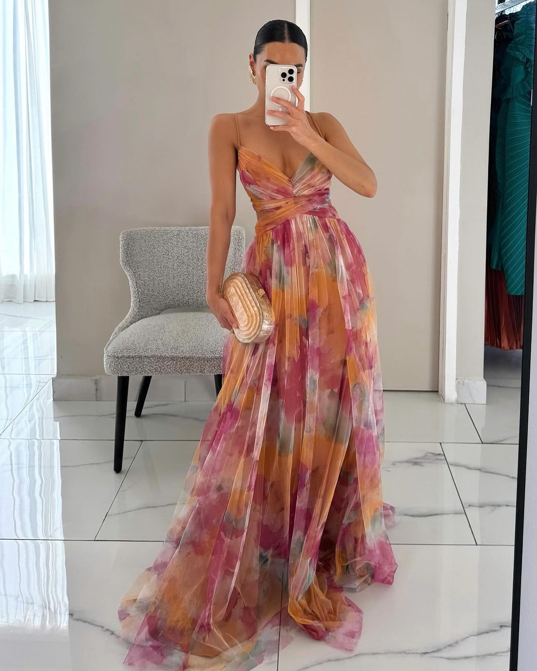 M&H | Spaghetti Strap Gown