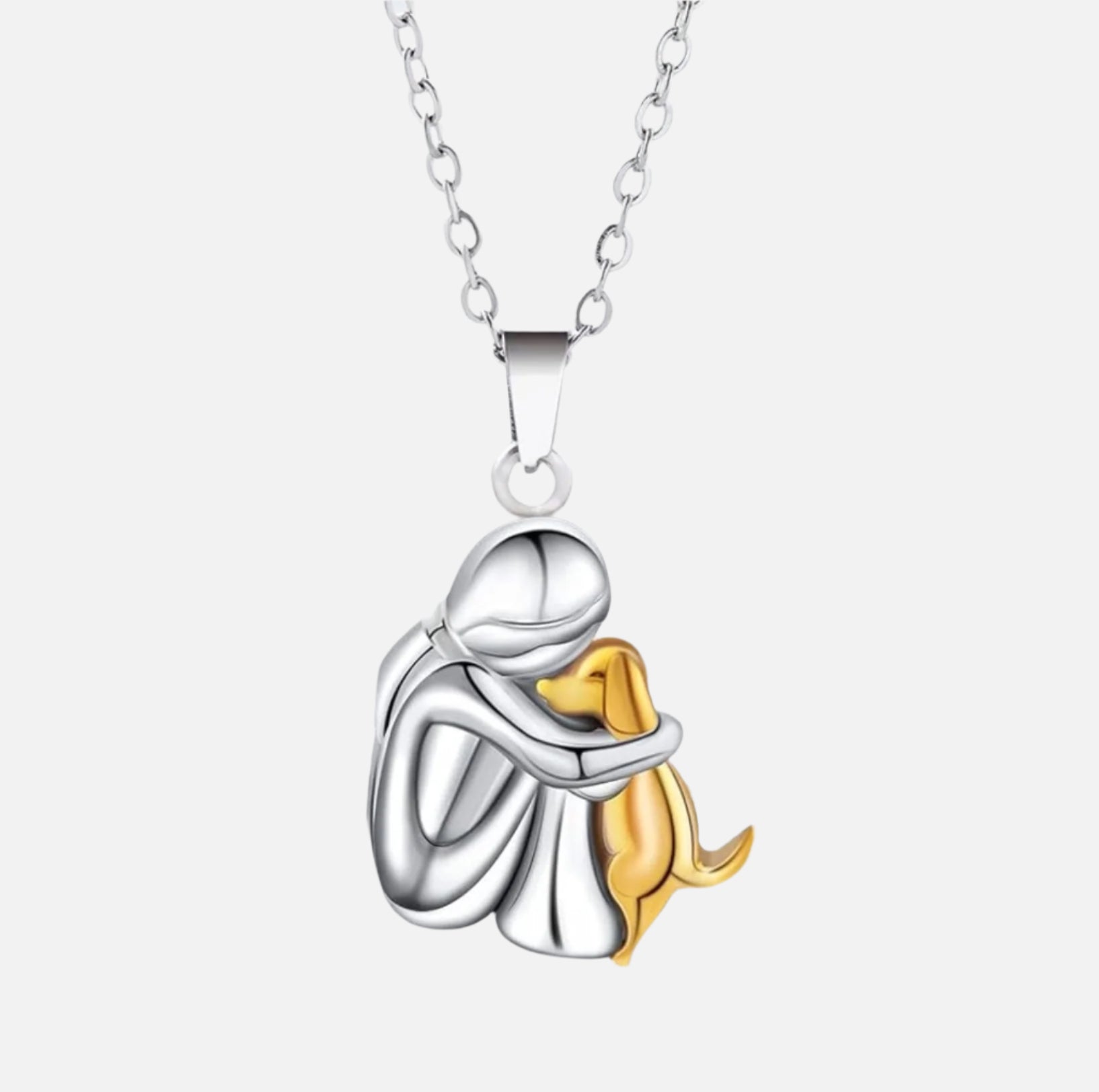 Elmont | Dog Silhouette Pendant Necklace