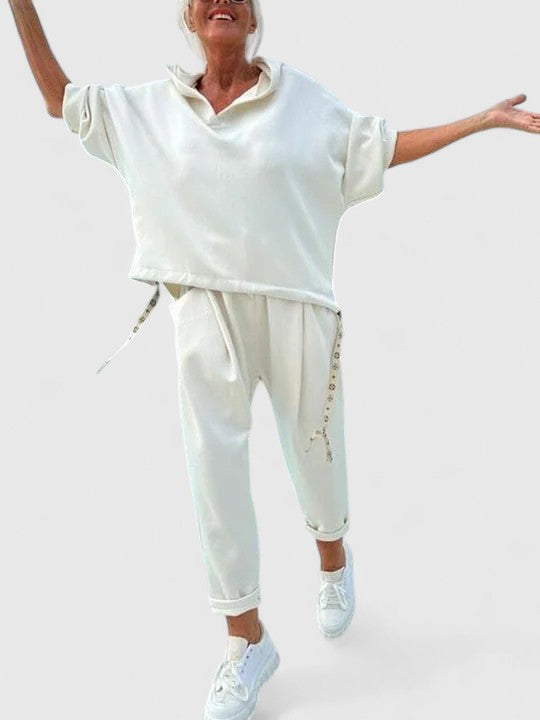 M&H | Hooded Relaxed-Fit Sweatshirt Set