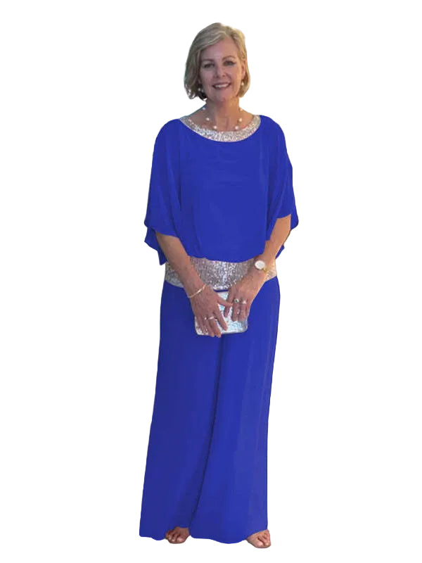 M&H | Two-Piece Set with Wide-Leg Pants