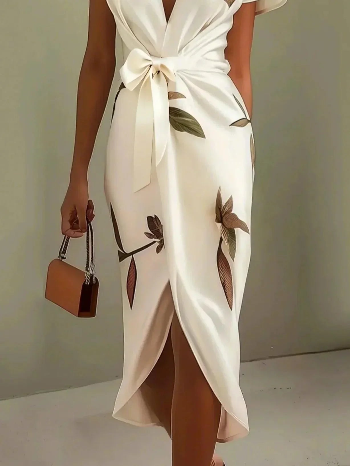 M&H | Satin Midi Dress