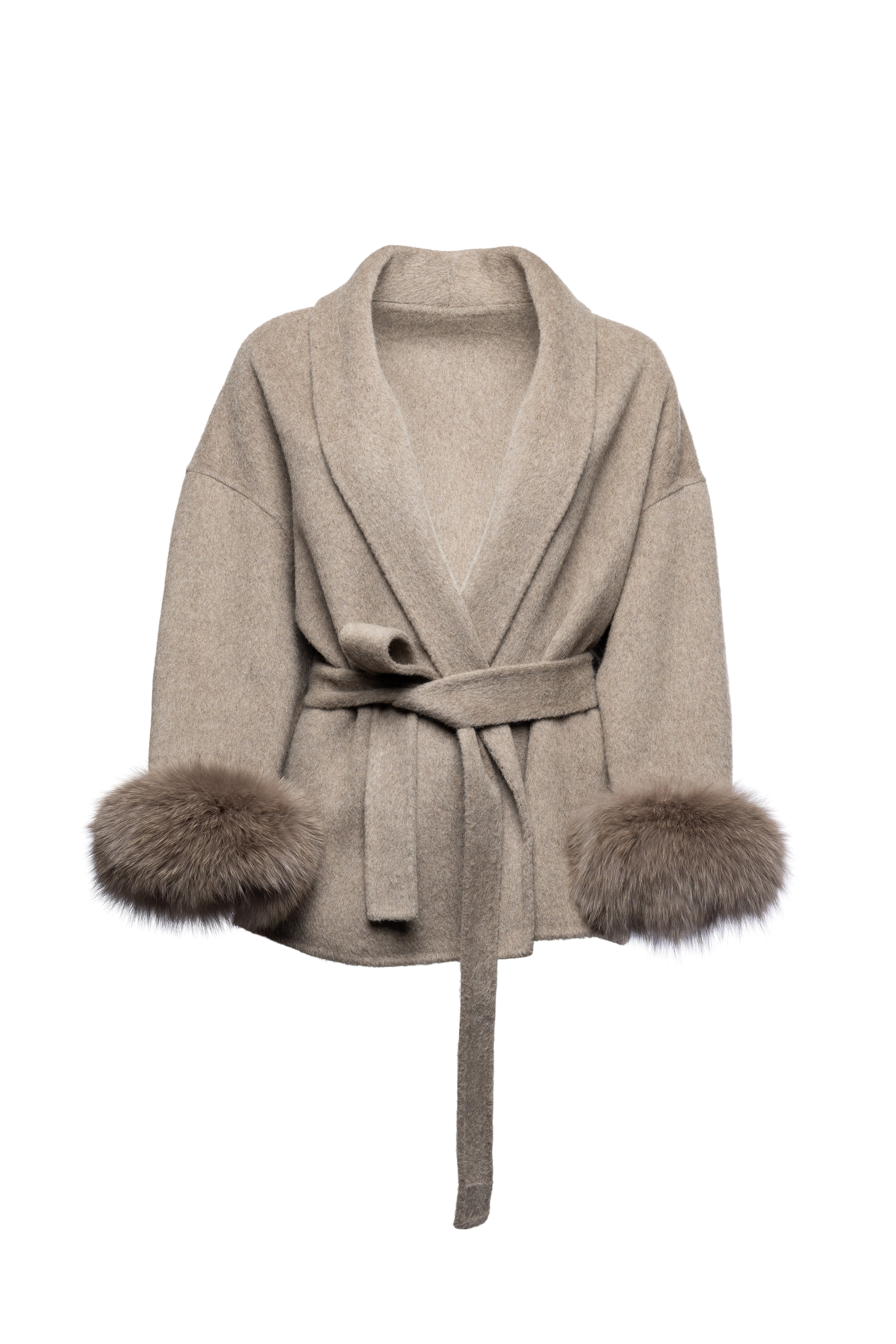 Elmont | Belted Wool-Blend Coat