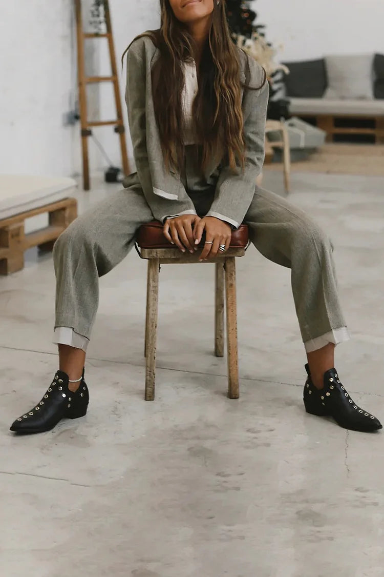 Elmont | Eyelet Ankle Boots