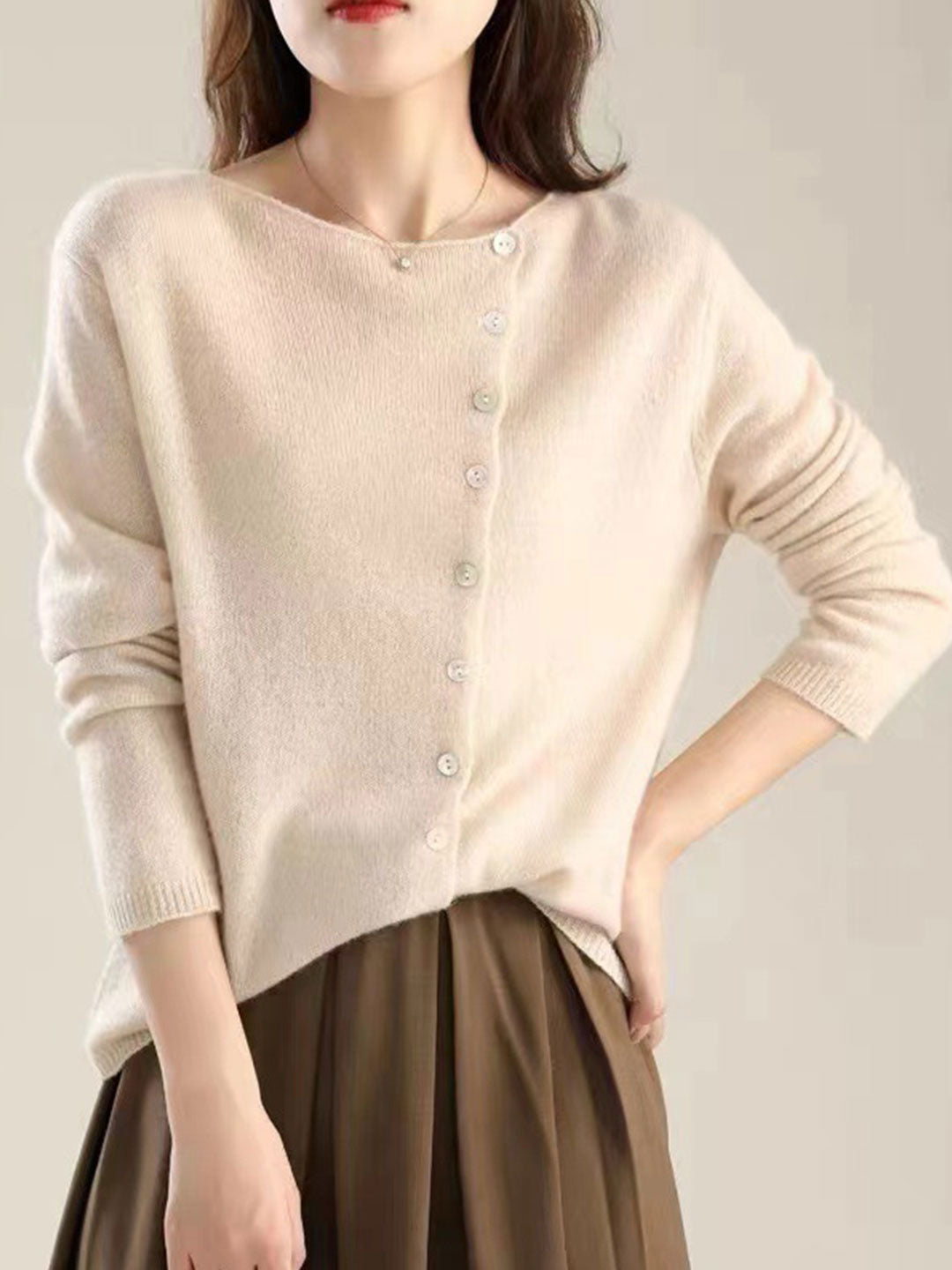 Sarah | V-Neck Button-Front Cardigan