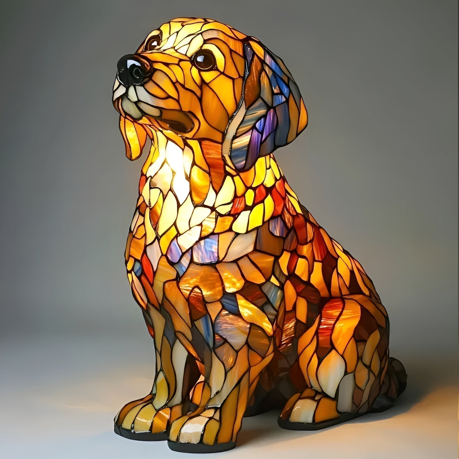 Elmont | Golden Retriever Lamp