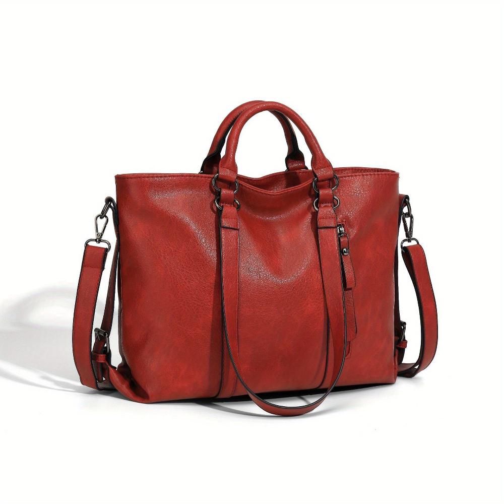 Elmont | Faux Leather Shopper Tote