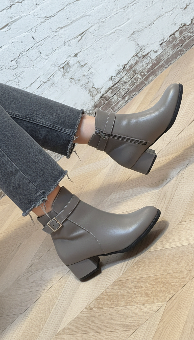 Elmont | Mid-Heel Ankle Boot