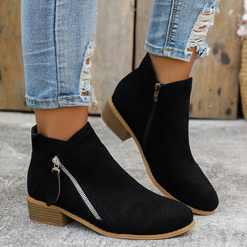 Elmont | Women's Orthopedic Leather Ankle Boots