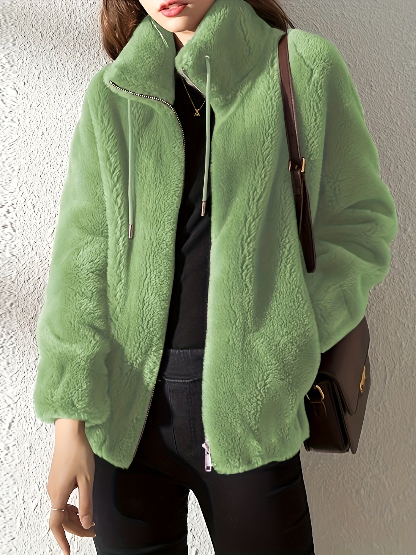 Elmont | Soft-Lined High-Neck Zip Jacket