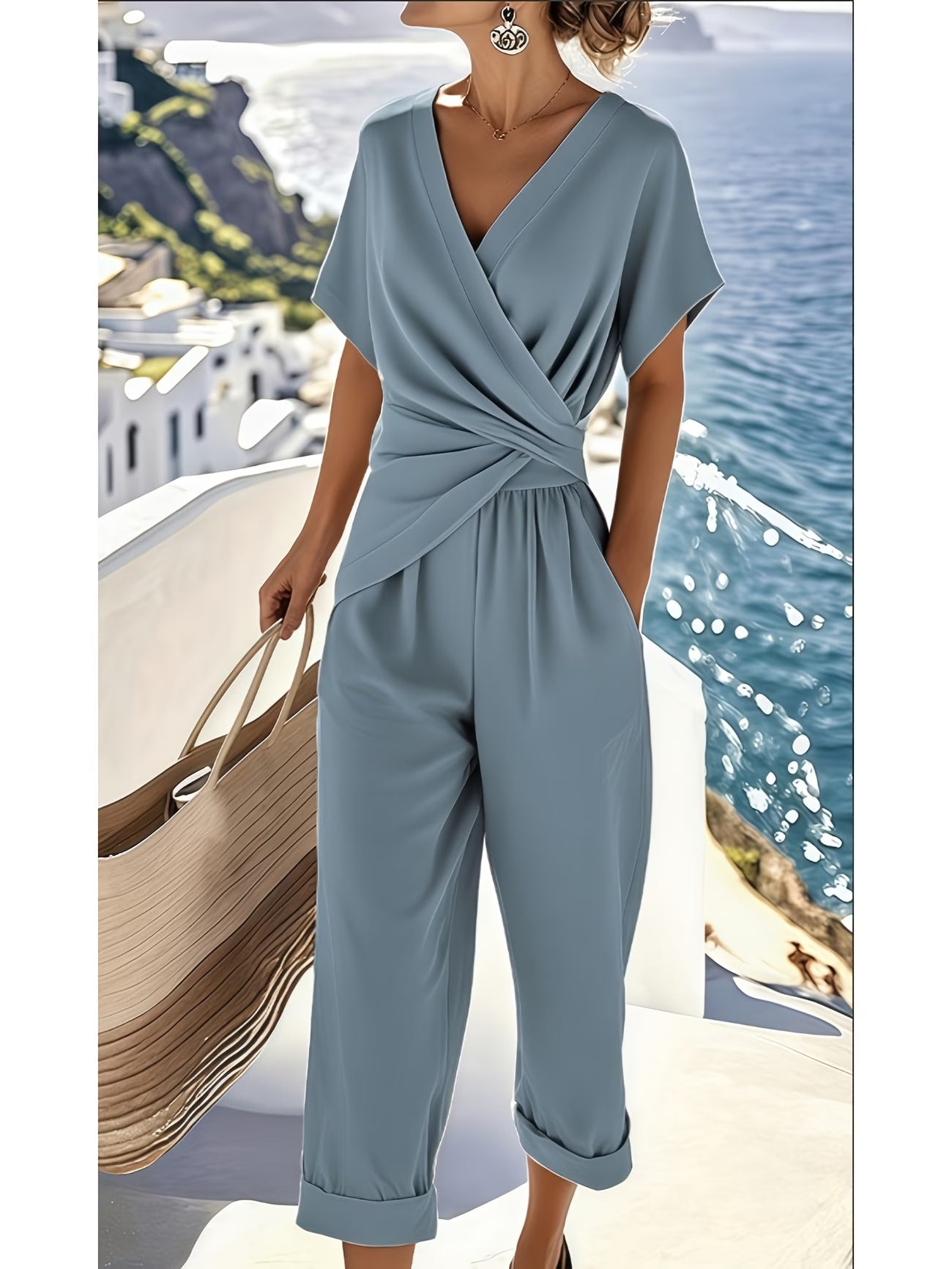 M&H | Wrap-Front Two-Piece Set