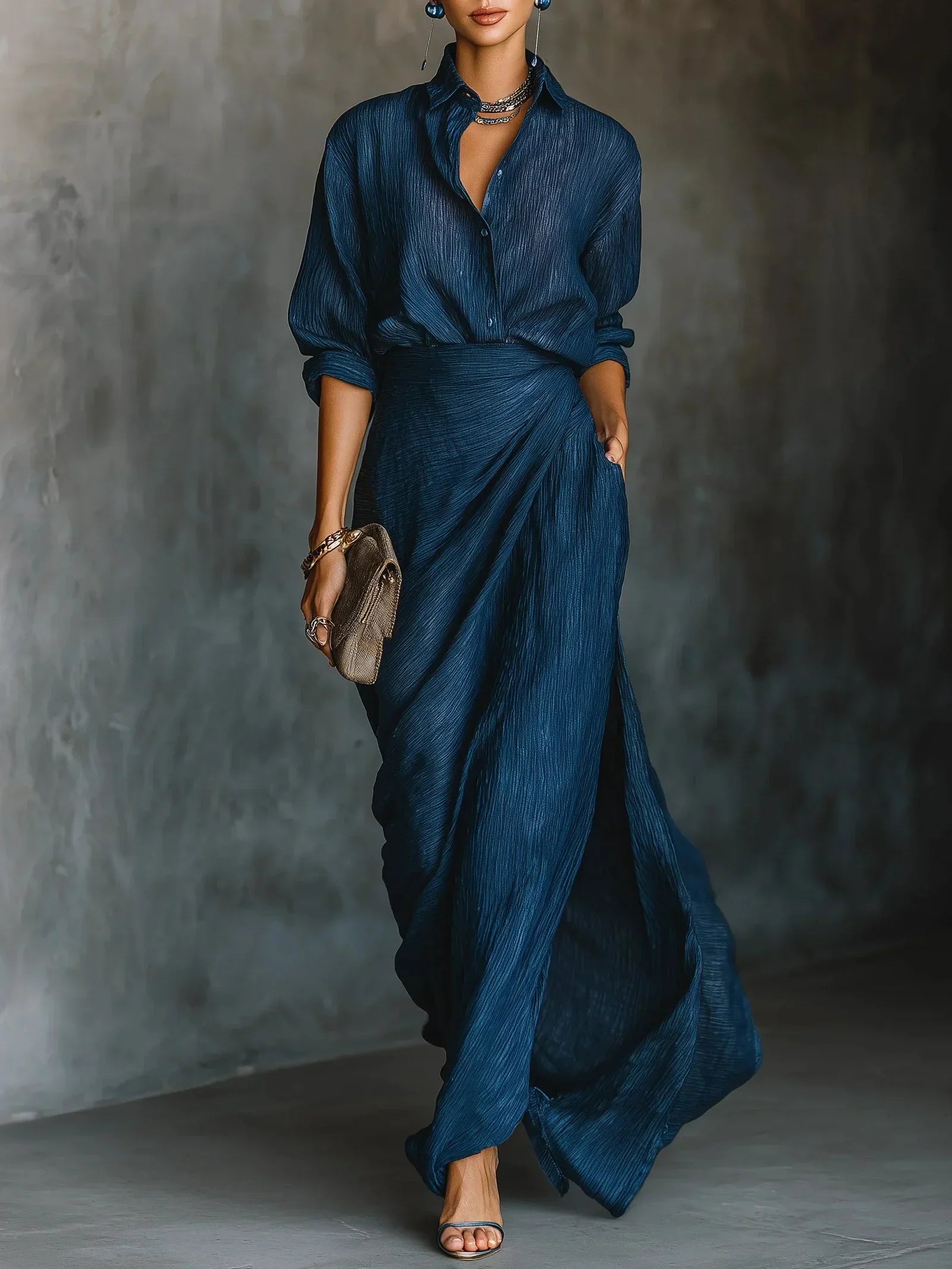 Elmont | Collared Two-Piece Set