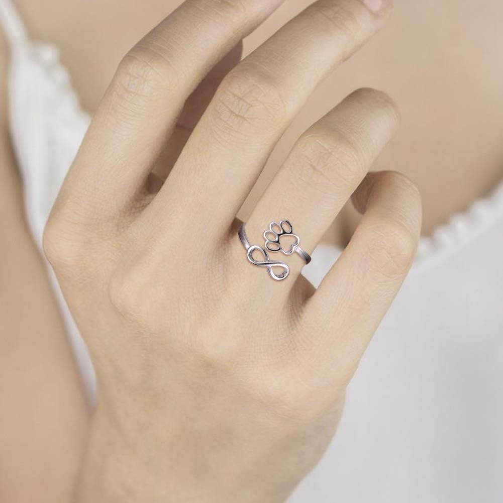 Elmont | Paw Print Infinity Ring