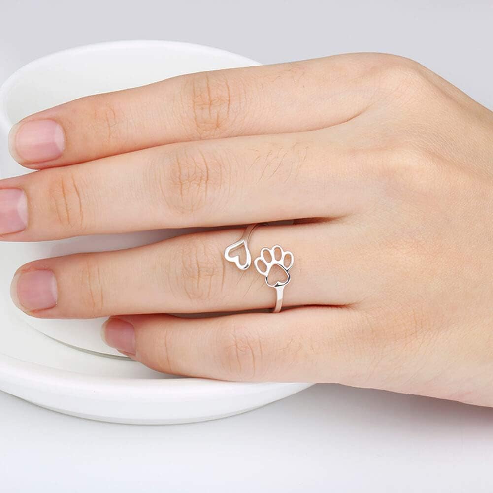 Elmont | Paw Print Infinity Ring
